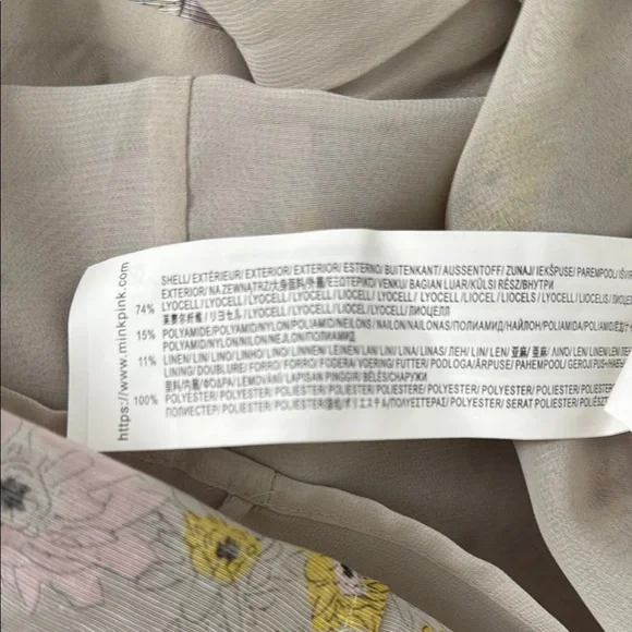 HOST PICK Urban Outfitters x MinkPink, Mitta linen floral dress - Picture 4 of 6